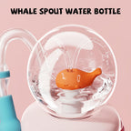 300ml Kids Whale Squirt Leakproof Straw Sippy Cup With Strap