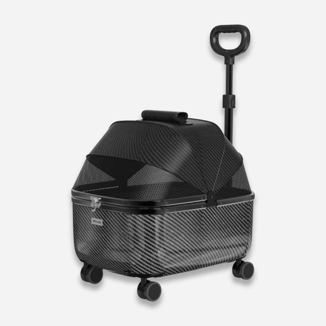 Mooqu Rolling Cat Carrier with Wheels