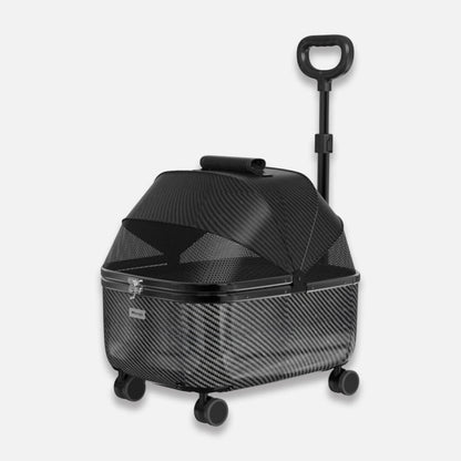 Mooqu Rolling Cat Carrier with Wheels