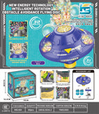 Automatic UFO Bubble Machine Lights Music Obstacle Avoidance