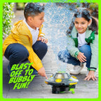Automatic UFO Bubble Machine Lights Music Obstacle Avoidance