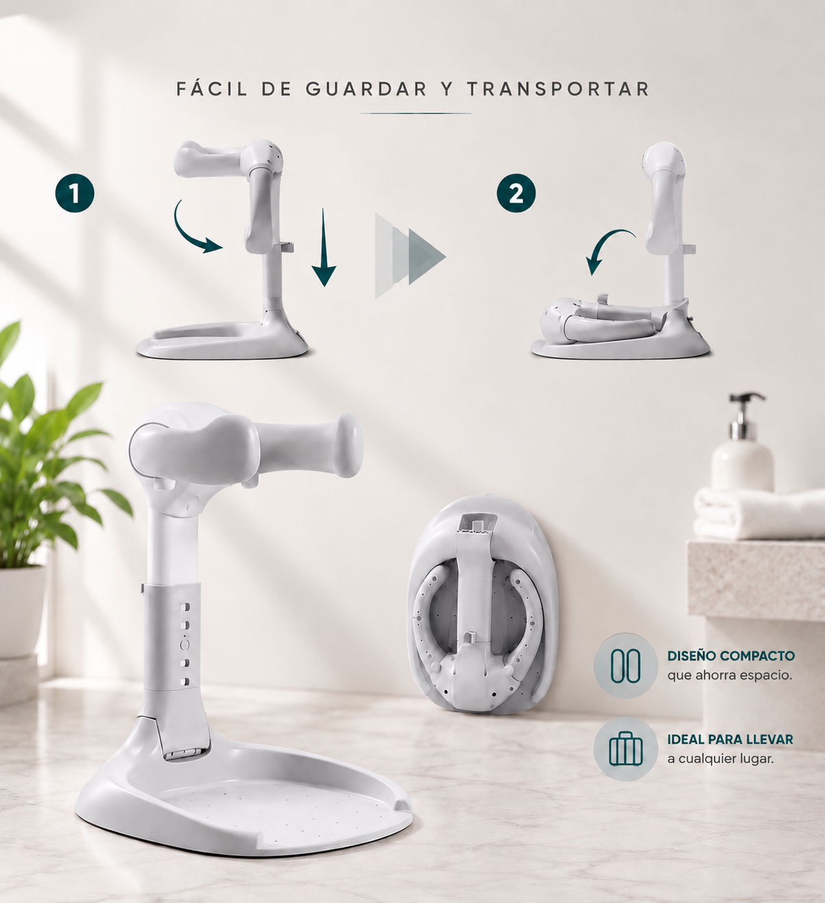 Soporte de baño para bebé