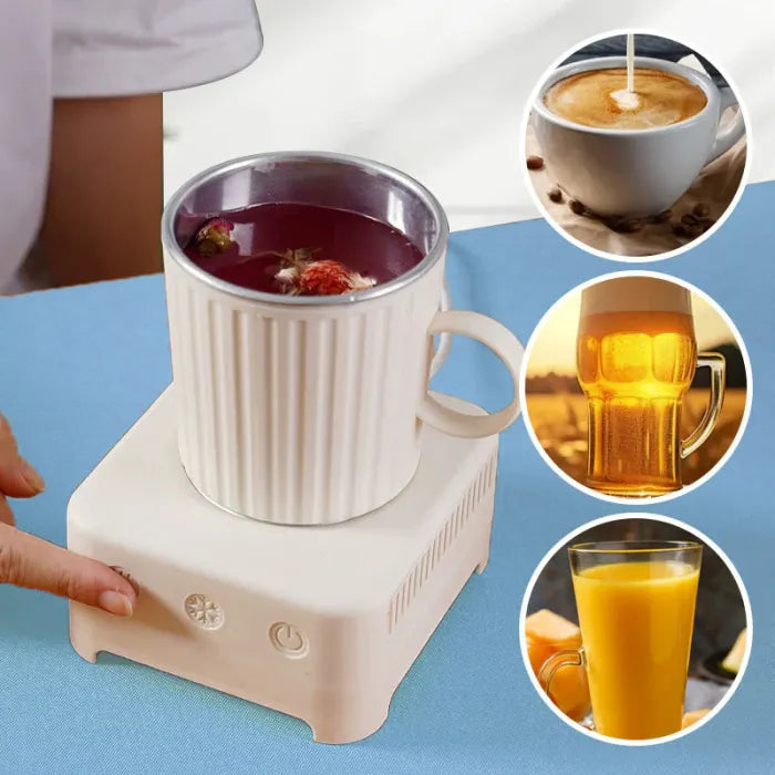 Rapid Cooling Cup for Iced Drinks and Beer